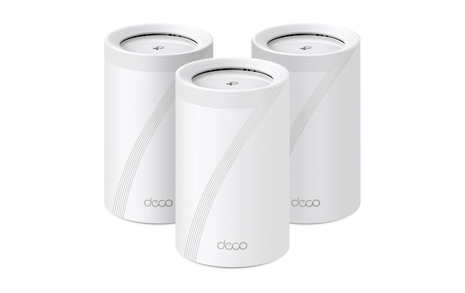 TP-Link Deco BE65 – Access Point – Wi‑Fi 7 (2,4/5/6), 9,2 Gbit/s, 4×2,5GbE, 3er-Pack