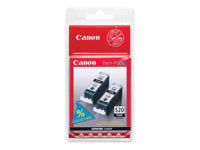 Canon Tintenpatronen-Multipack PGI-520BK, Schwarz, 2er-Pack – für Inkjetdrucker und Multifunktionsgeräte