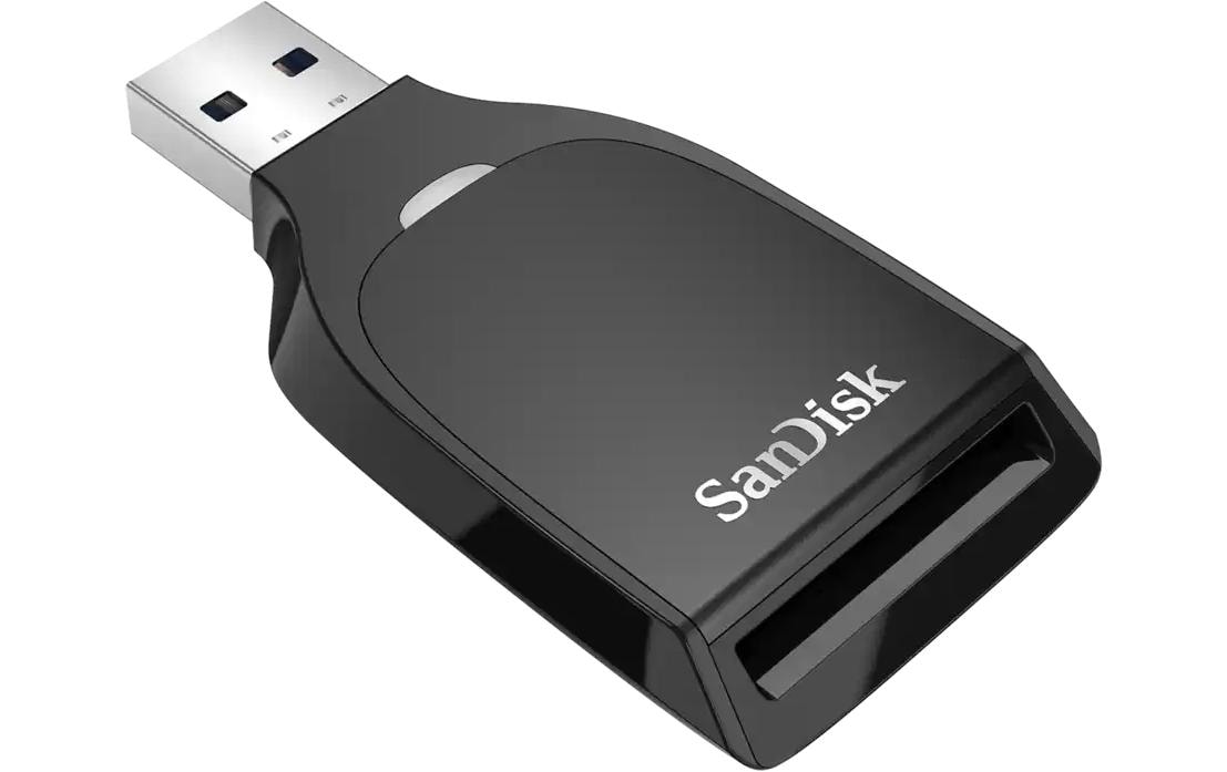 SanDisk SD-Kartenleser SDDR-C531-GNANN – 31,8 × 63 mm, 170 Mbit/s, USB 3.2 Gen 1 – für SD, SDHC, SDXC