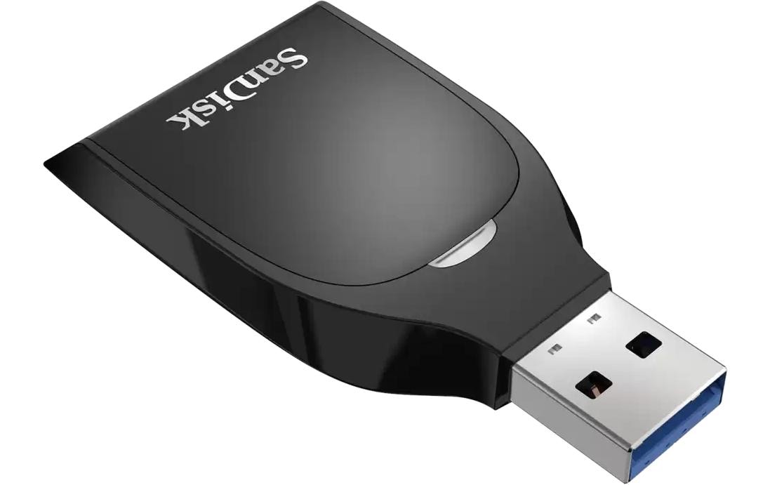 SanDisk SD-Kartenleser SDDR-C531-GNANN – 31,8 × 63 mm, 170 Mbit/s, USB 3.2 Gen 1 – für SD, SDHC, SDXC