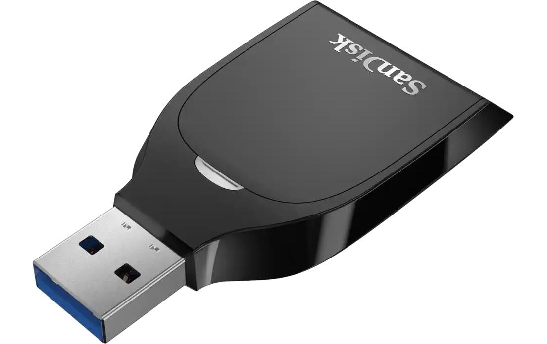 SanDisk SD-Kartenleser SDDR-C531-GNANN – 31,8 × 63 mm, 170 Mbit/s, USB 3.2 Gen 1 – für SD, SDHC, SDXC