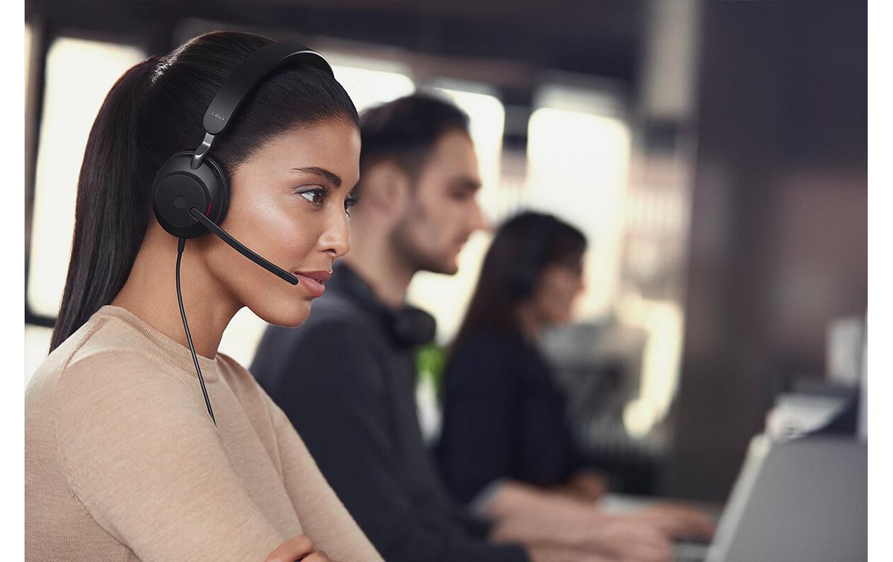 Jabra Evolve2 40 SE – Mono Headset – USB-C – für UC – schwarz