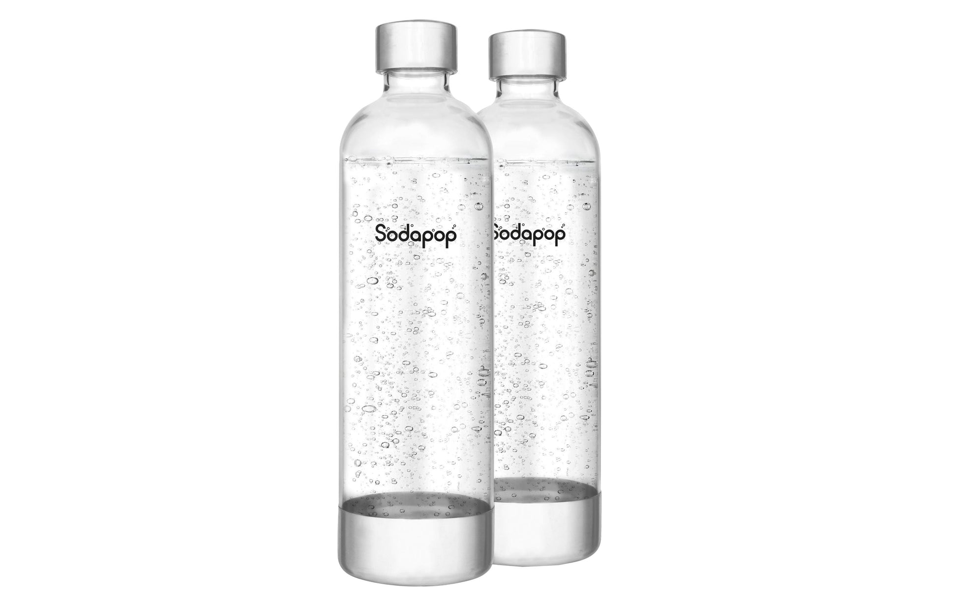 mySodapop Karbonisiererflasche – 850 ml, für Cooper, 2 Stk., PET, Transparent