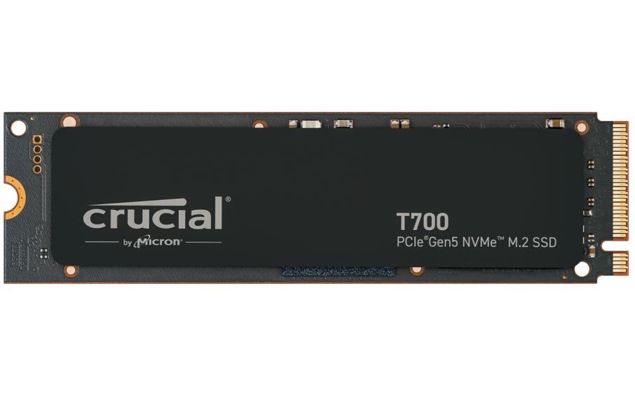 Crucial T700 – 4 TB M.2 2280 NVMe PCIe 5.0 x4, 12'400 MB/s lesen, 11'800 MB/s schreiben