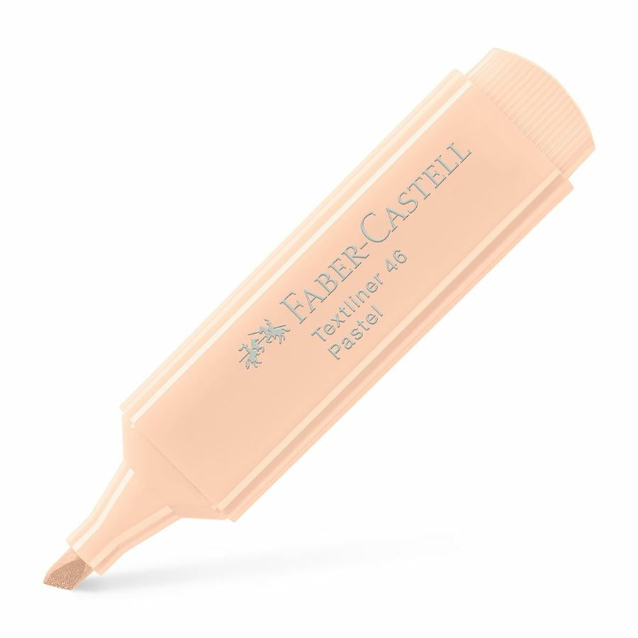 Faber-Castell TL 46 Pastell Textmarker – Beige, Keilspitze 1–5 mm