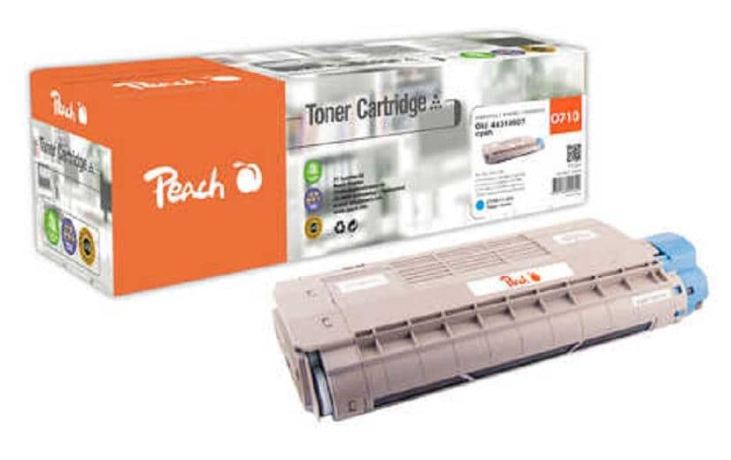 Peach Toner – cyan, 11500 Seiten – für OKI C710/C711
