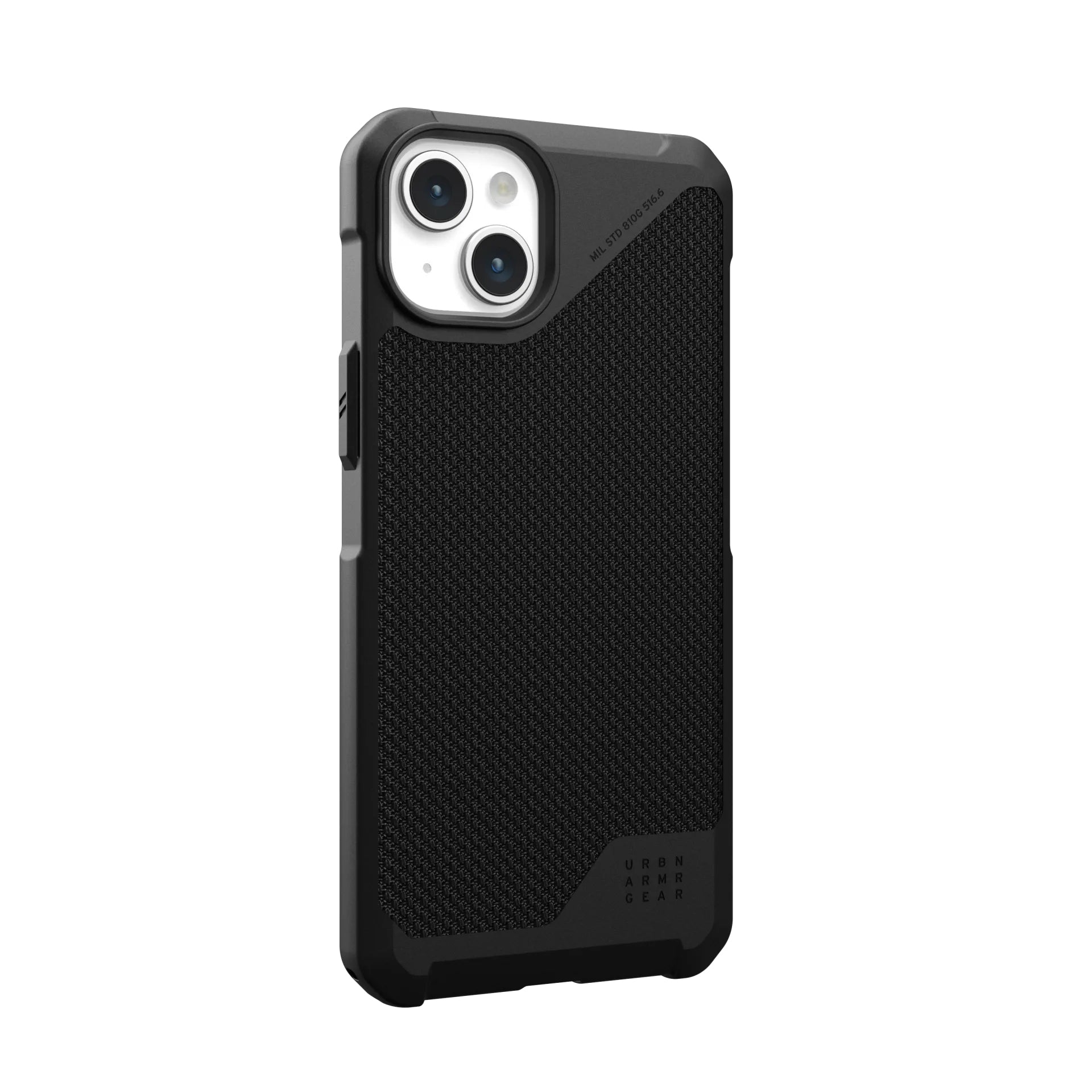 Urban Armor Gear UAG – Backcover Metropolis LT – für Apple iPhone 15 Plus – schwarz – Kevlar/TPU – MagSafe-kompatibel