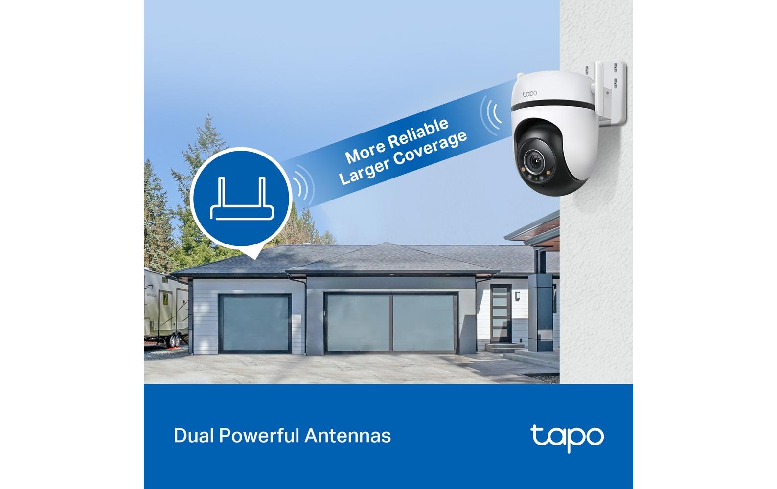TP-Link Tapo C520WS IP-Sicherheitskamera – 4 MP, 2K QHD, IP66