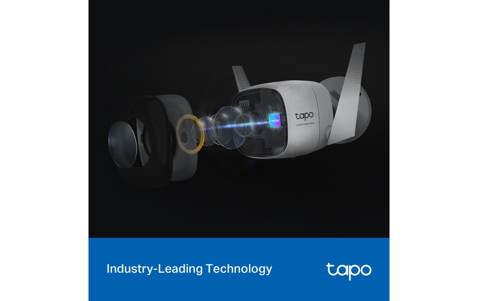 TP-Link Tapo C325WB IP-Sicherheitskamera – 4 MP, IP66, WLAN, Weiss
