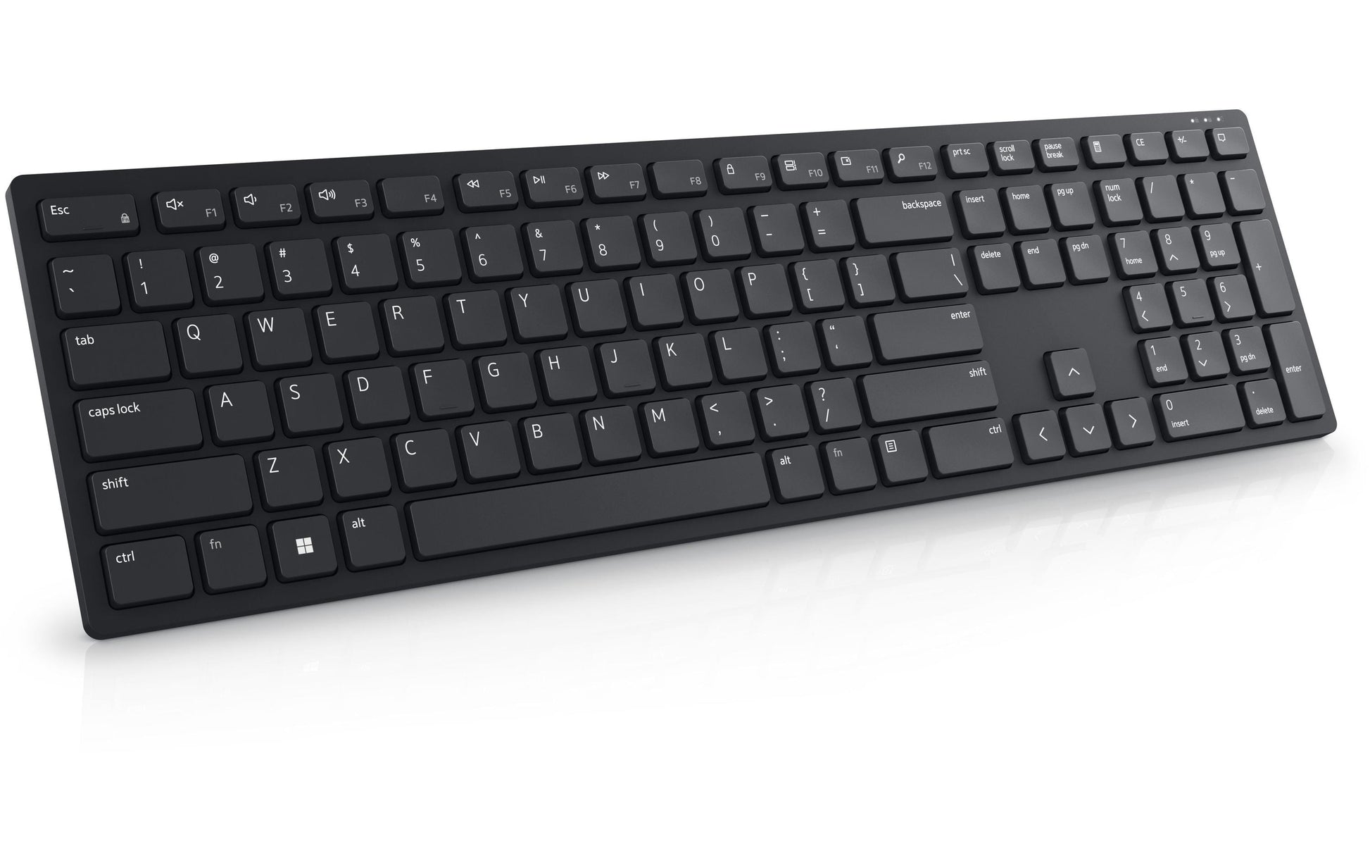 Dell KB500 – Tastatur – Schere – 2,4 GHz (USB-A Empfänger) – QWERTZ (CH) – Schwarz