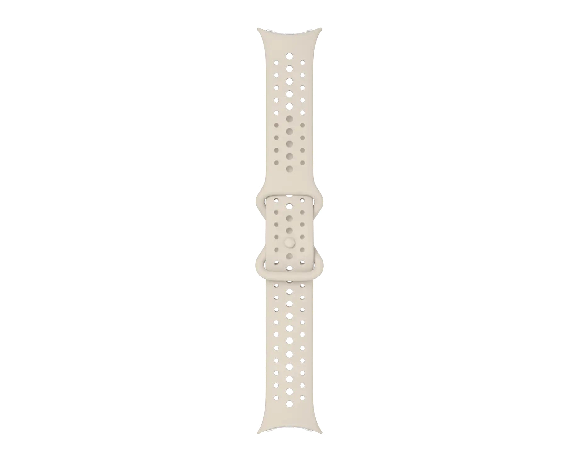 Google Silikon Sportband Beige S für Pixel Watch 3 45 mm