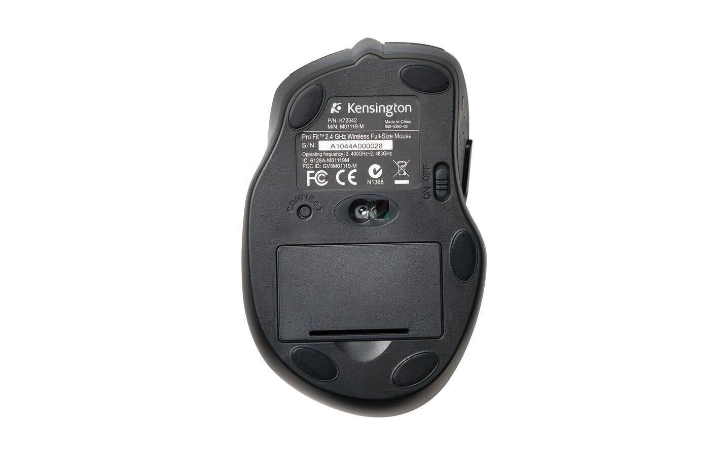 Kensington Pro Fit Full-Size Maus – Kabellos, 2,4 GHz