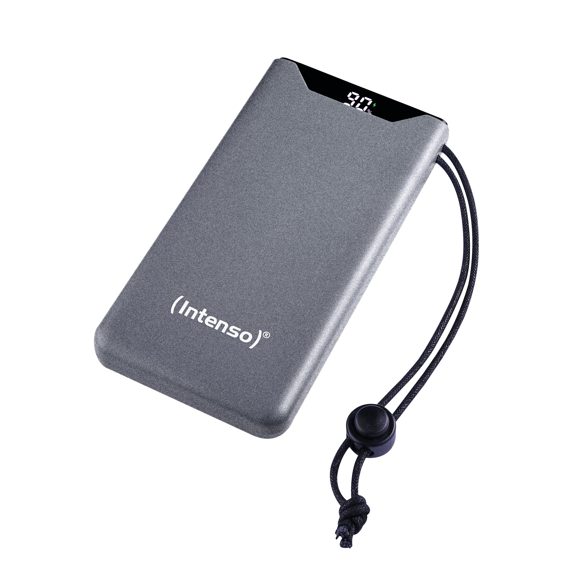 Intenso F10000 Powerbank 10'000 mAh – 20 W PD, 1× USB-C, 1× USB-A, grau