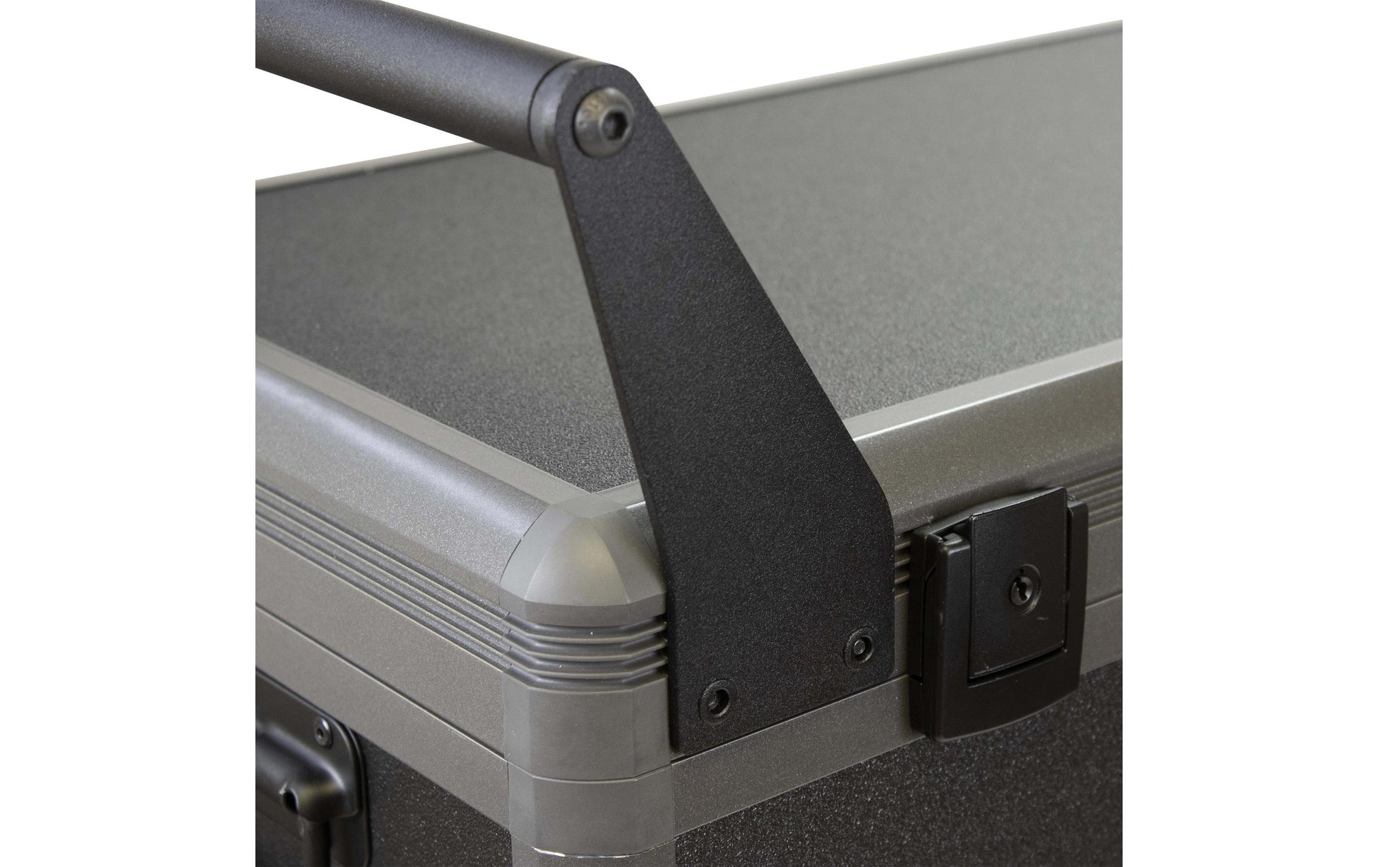 DICOTA Ladewagen für 20 Tablets, abschliessbar, mit Rollen, 633 × 363 × 865 mm, schwarz, Aluminium