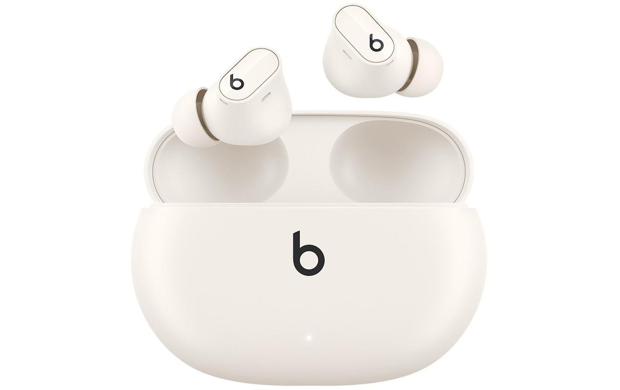 Beats by Dr. Dre Studio Buds+ TWS In-Ear – ANC, TWS, mit Ladecase, Elfenbein