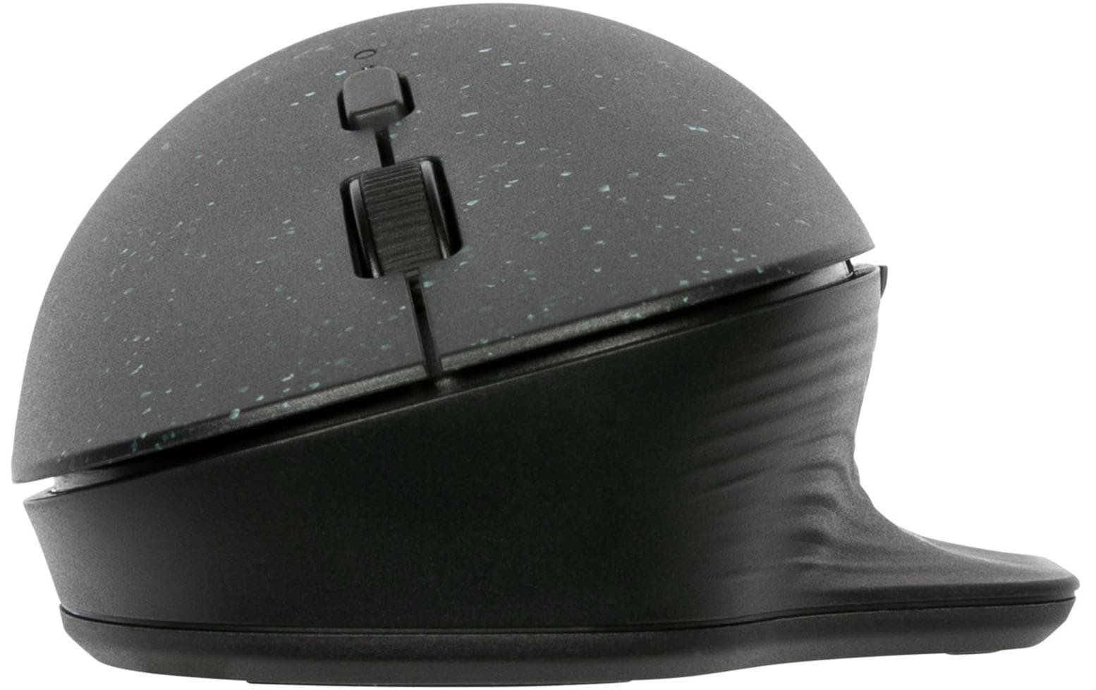 Targus EcoSmart Nachhaltige Ergonomische Maus – kabellos, Silent-Tasten, aus recyceltem Material, schwarz