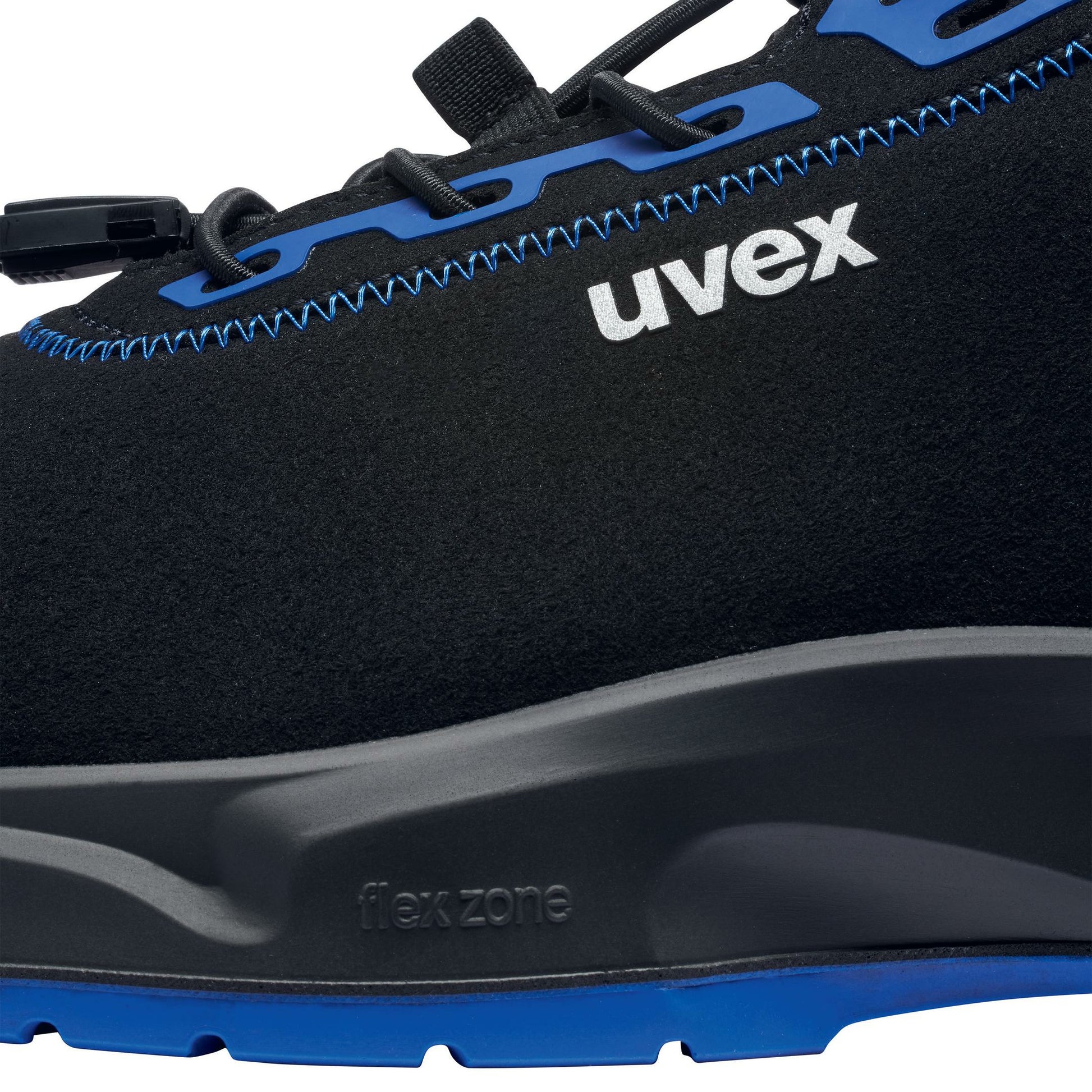 Uvex 1 x-craft Sicherheitsstiefel S2 – Schwarz/Blau – Grösse 50, Weite 11