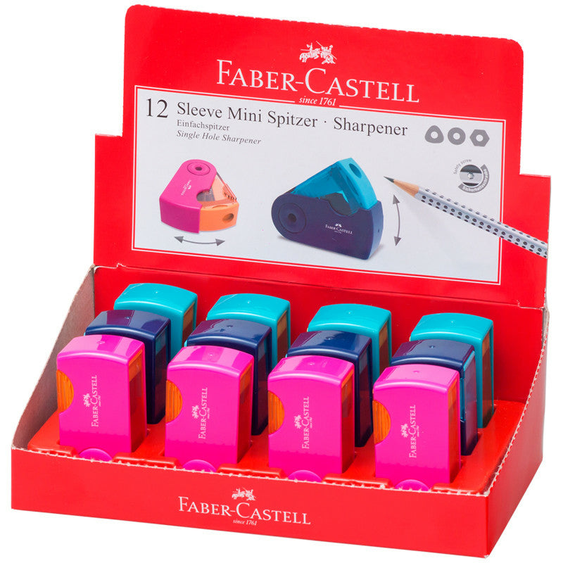 Faber-Castell Sleeve Mini 182714 Spitzdose – farbig sortiert
