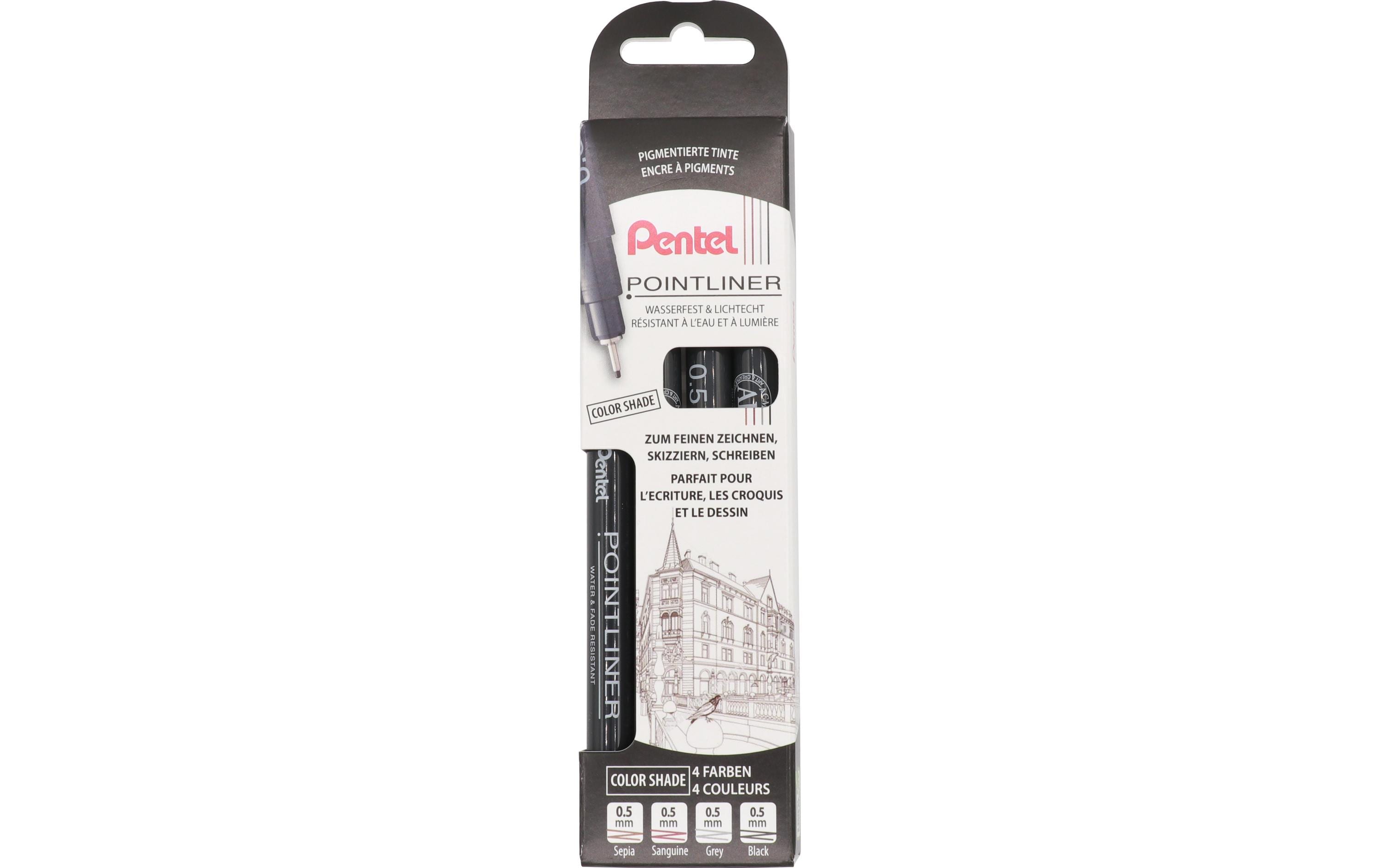 Pentel Pointliner Pigment Liner – 0,5 mm, wasserfest