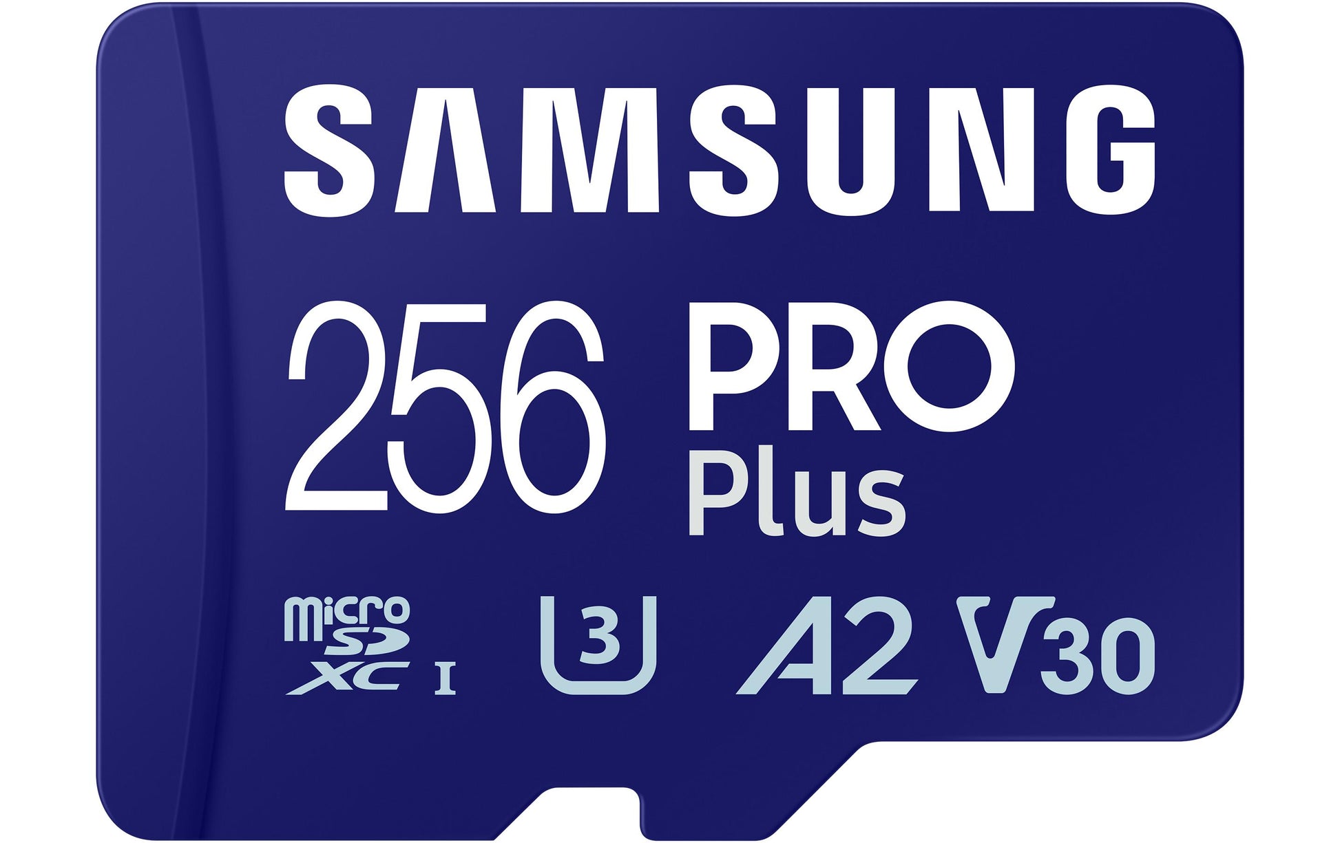 Samsung PRO Plus MB-MD256SA/EU microSDXC 256 GB – UHS-I, U3, V30, A2, 180/130 MB/s, inkl. SD-Adapter
