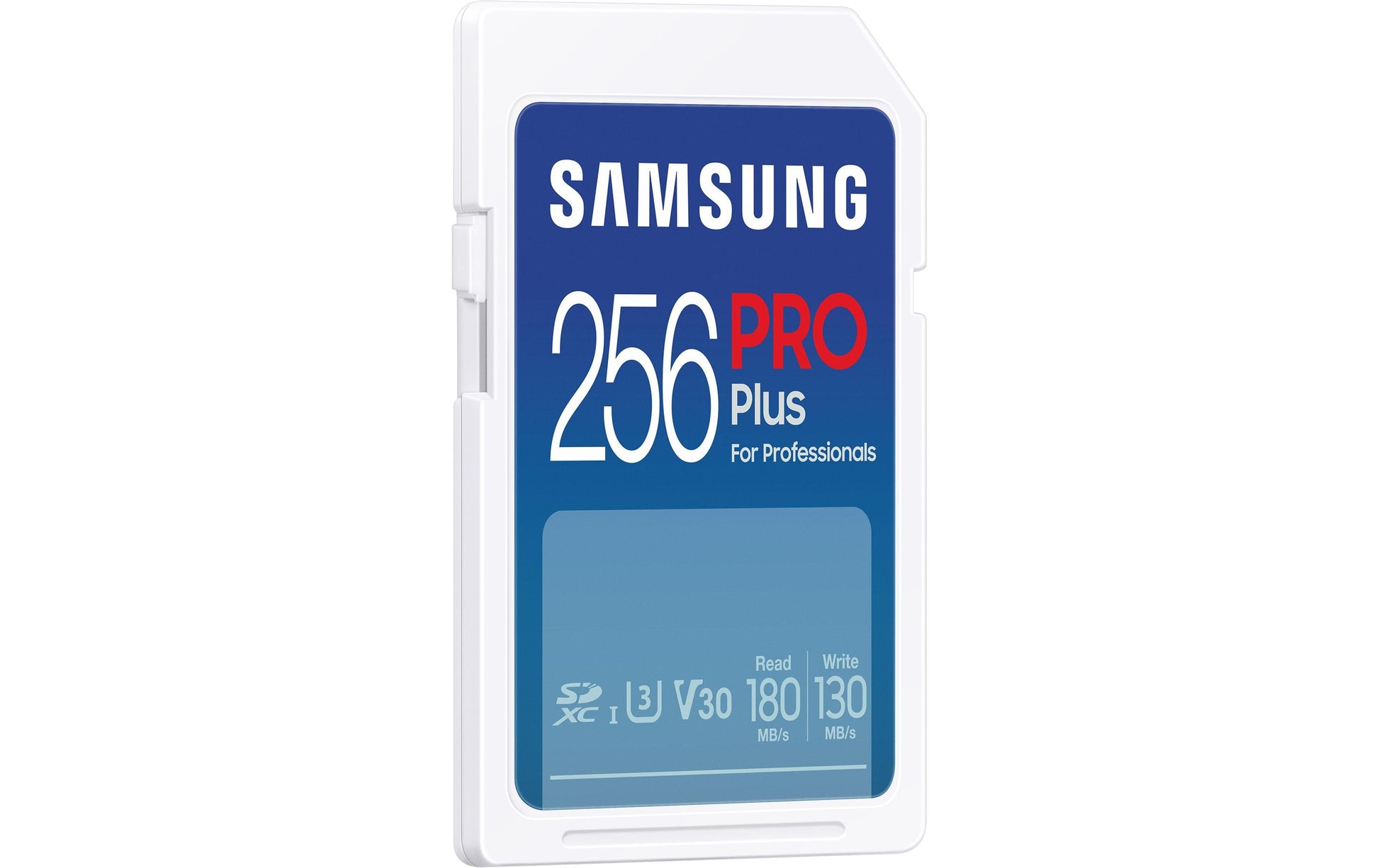 Samsung PRO Plus MB-SD256S SDXC 256 GB – UHS-I, Klasse 10, U3, V30, 180/130 MB/s