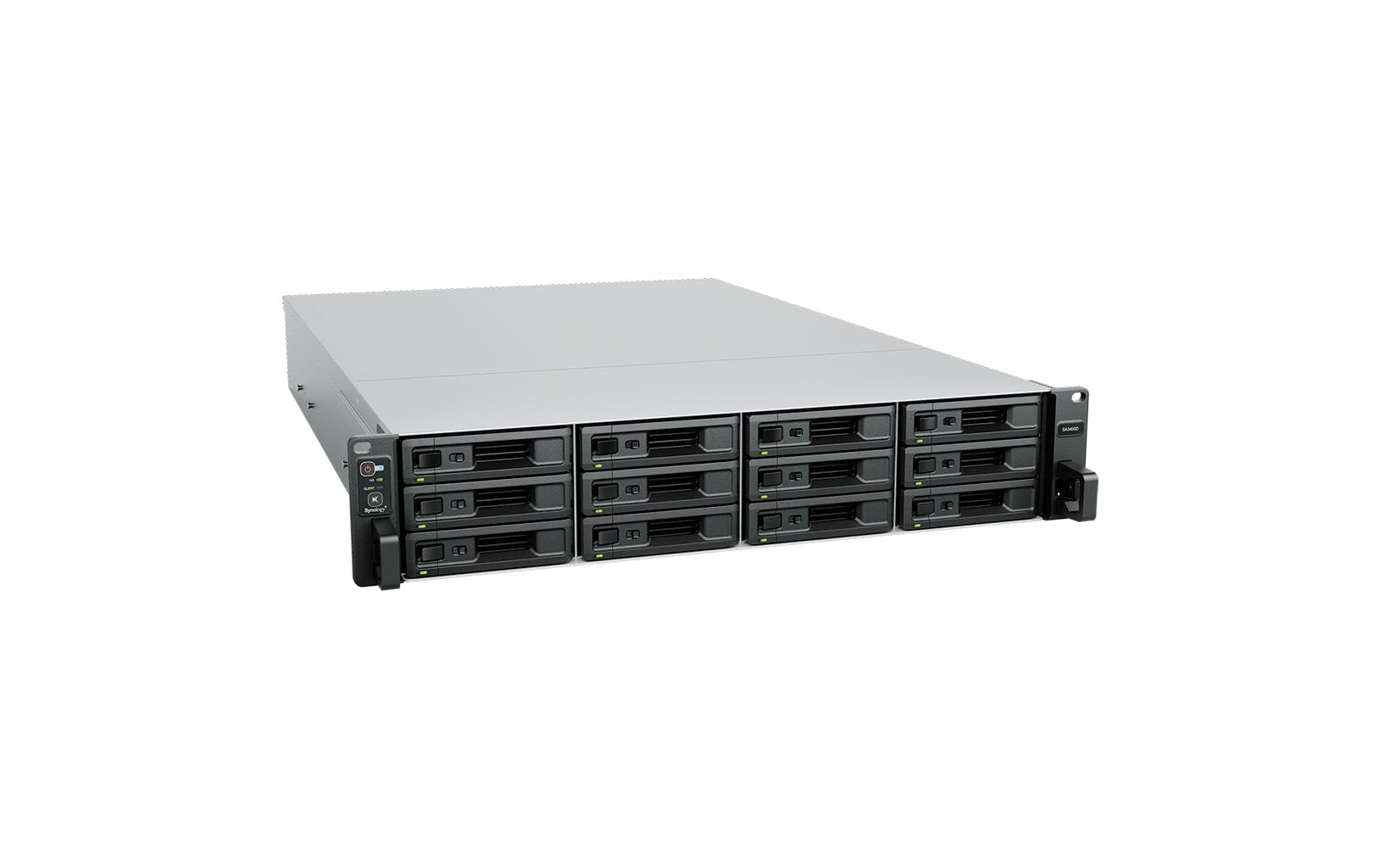 Synology SA3400D – 12-Bay Rack 2U NAS – Intel Xeon D-1541, 8 GB RAM, 10GbE, redundantes Netzteil