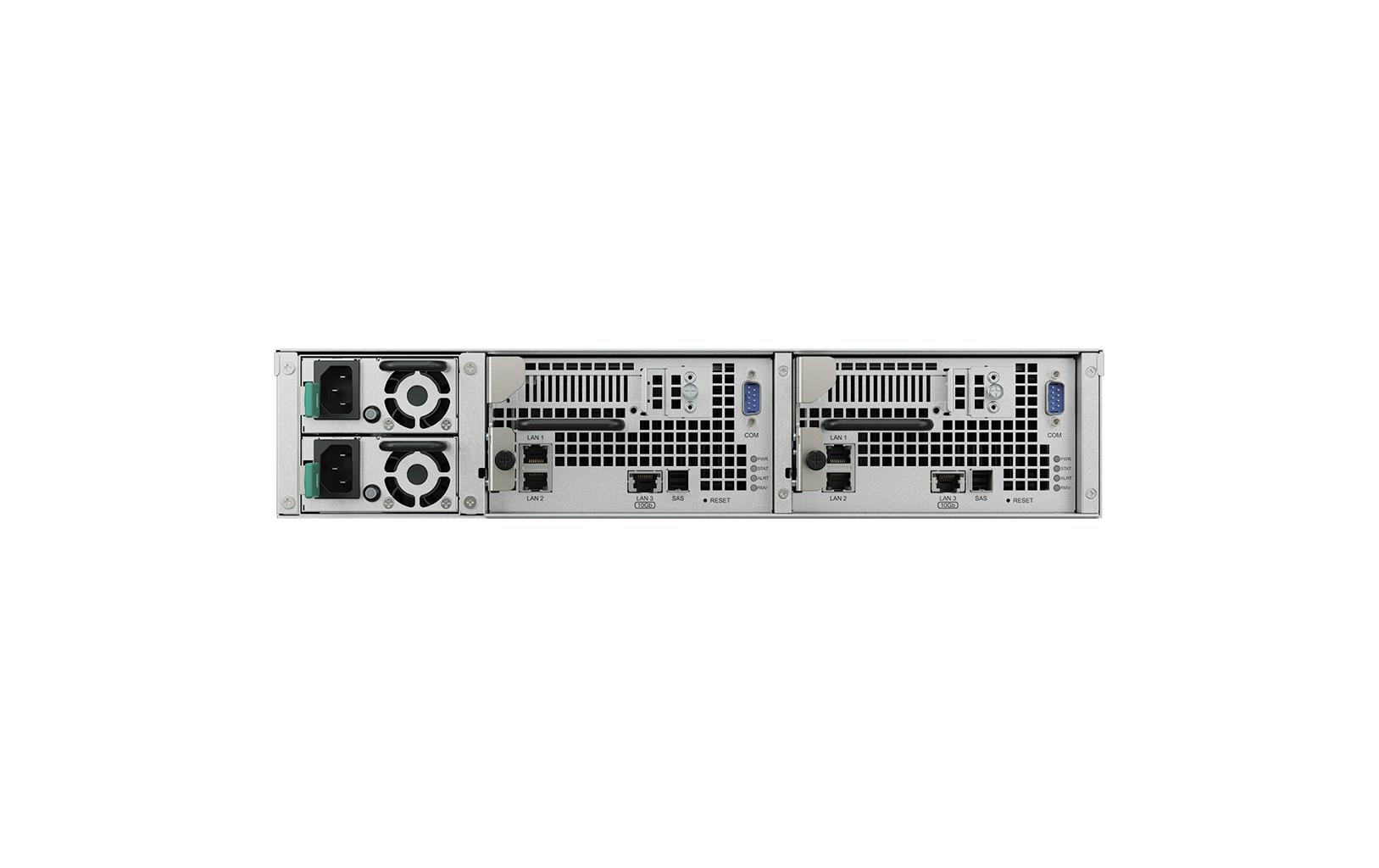 Synology SA3400D – 12-Bay Rack 2U NAS – Intel Xeon D-1541, 8 GB RAM, 10GbE, redundantes Netzteil