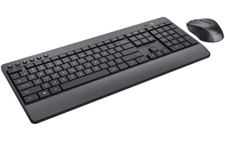 Trust Trezo – Tastatur, kabellos (2,4 GHz), CH-Layout (DE-CH) – für Windows, macOS & Chrome OS
