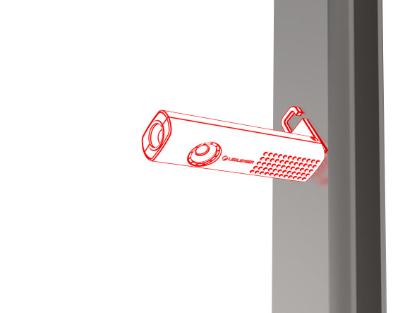 Ledlenser Arbeitsleuchte W5R Work – 600 lm, 170 m, Akkubetrieb, IP54, Magnet – Schwarz