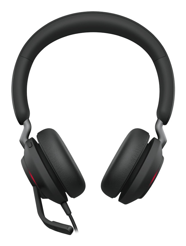 Jabra EVOLVE2 40 SE – On-Ear Duo Headset – USB-C/USB-A – für UC/Softphone