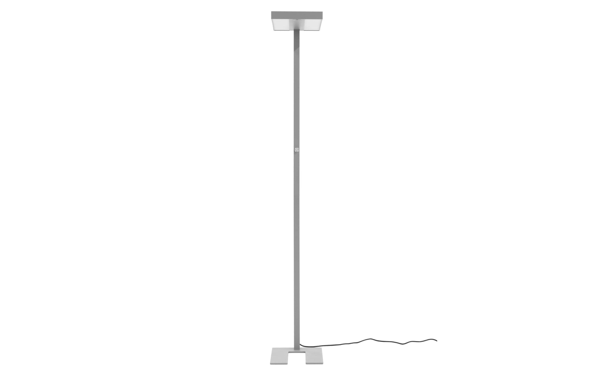Office Focus Stehleuchte – 195 cm, 8800 lm, 80 W, 4000 K, dimmbar, grau, Sensor