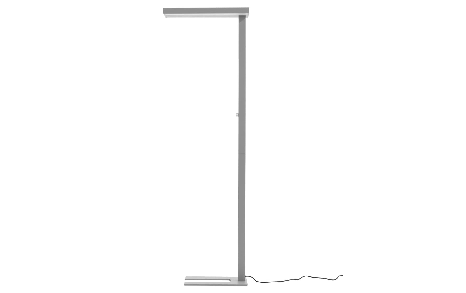 Office Focus Stehleuchte – 195 cm, 8800 lm, 80 W, 4000 K, dimmbar, grau, Sensor