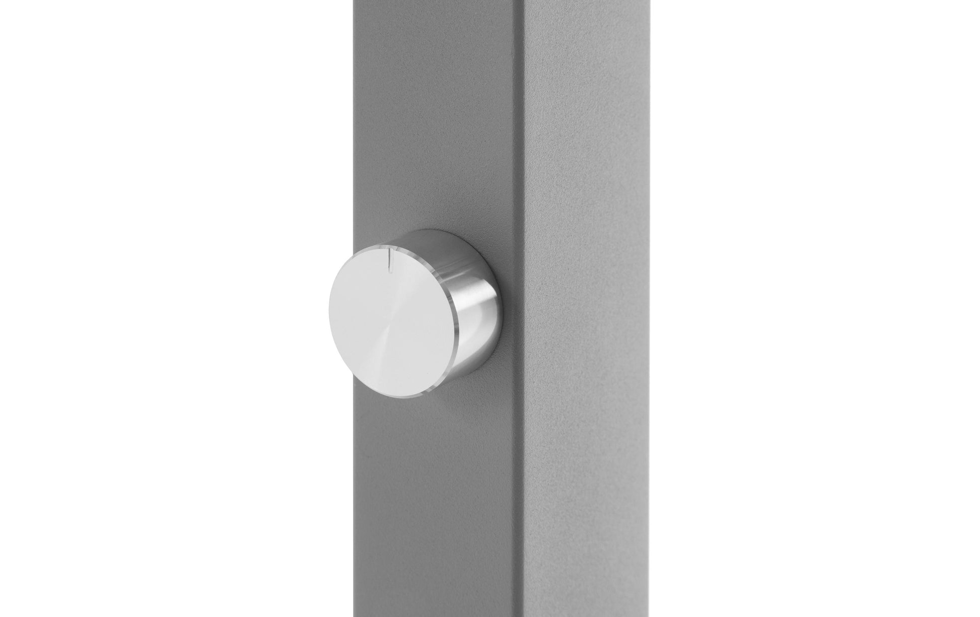 Office Focus Stehleuchte – 195 cm, 8800 lm, 80 W, 4000 K, dimmbar, grau, Sensor