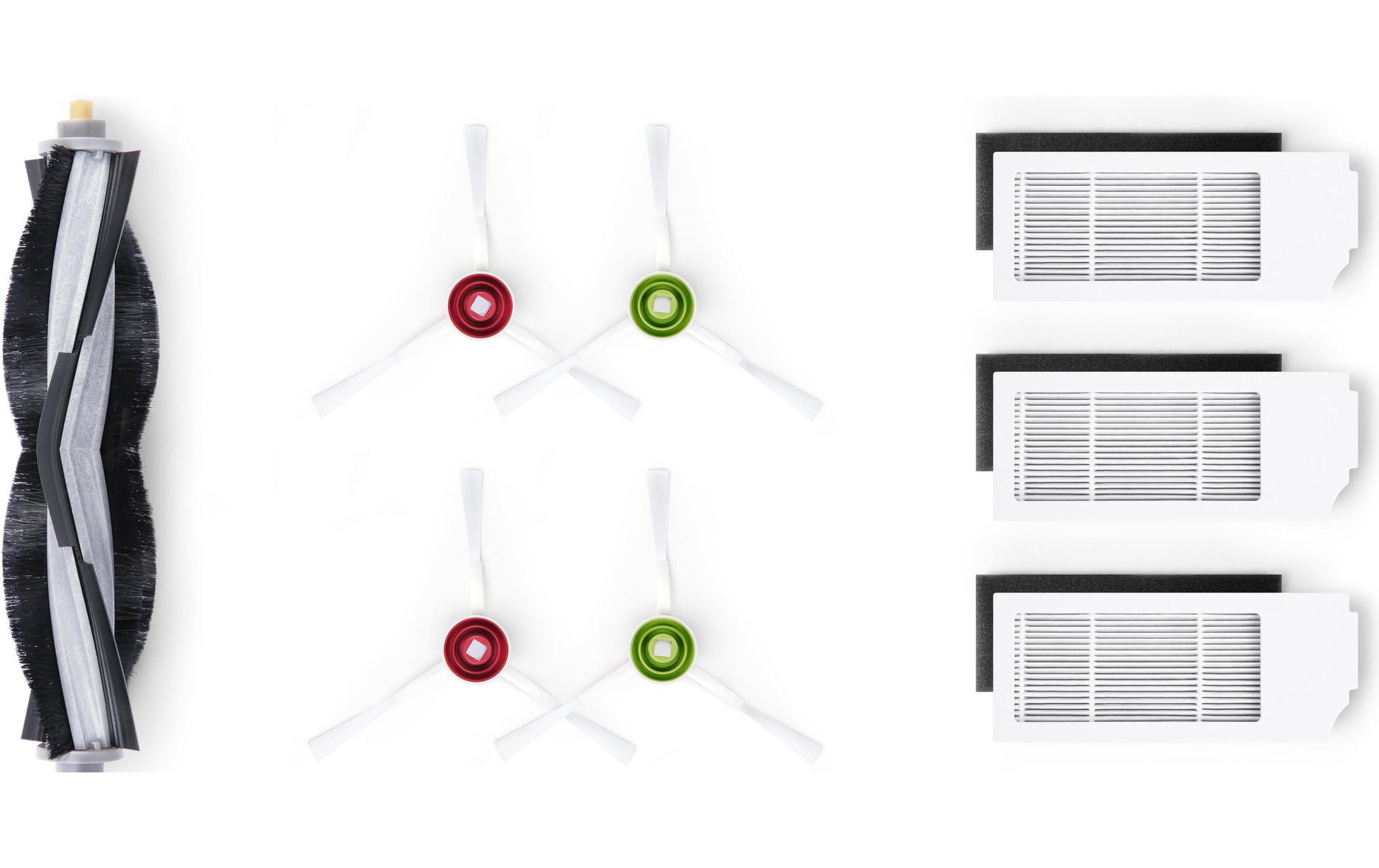 Ecovacs Zubehör-Set – 5 Bürsten, 3 Filter, für X1 Omni, X1e Omni, T10 und andere