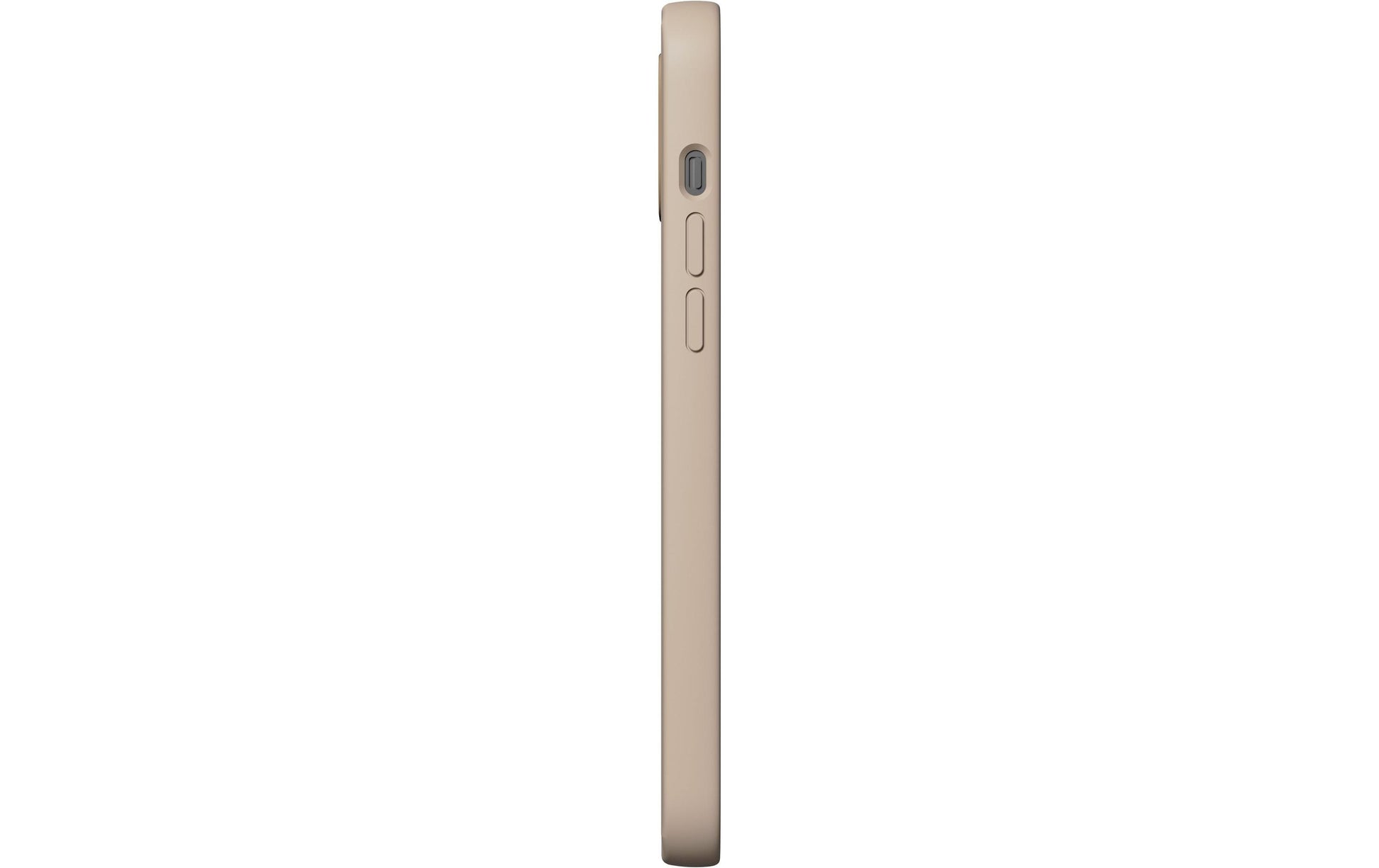 Nudient Bold – Backcover – für Apple iPhone 14 Plus, Recycelbarer Kunststoff, Leinen Beige