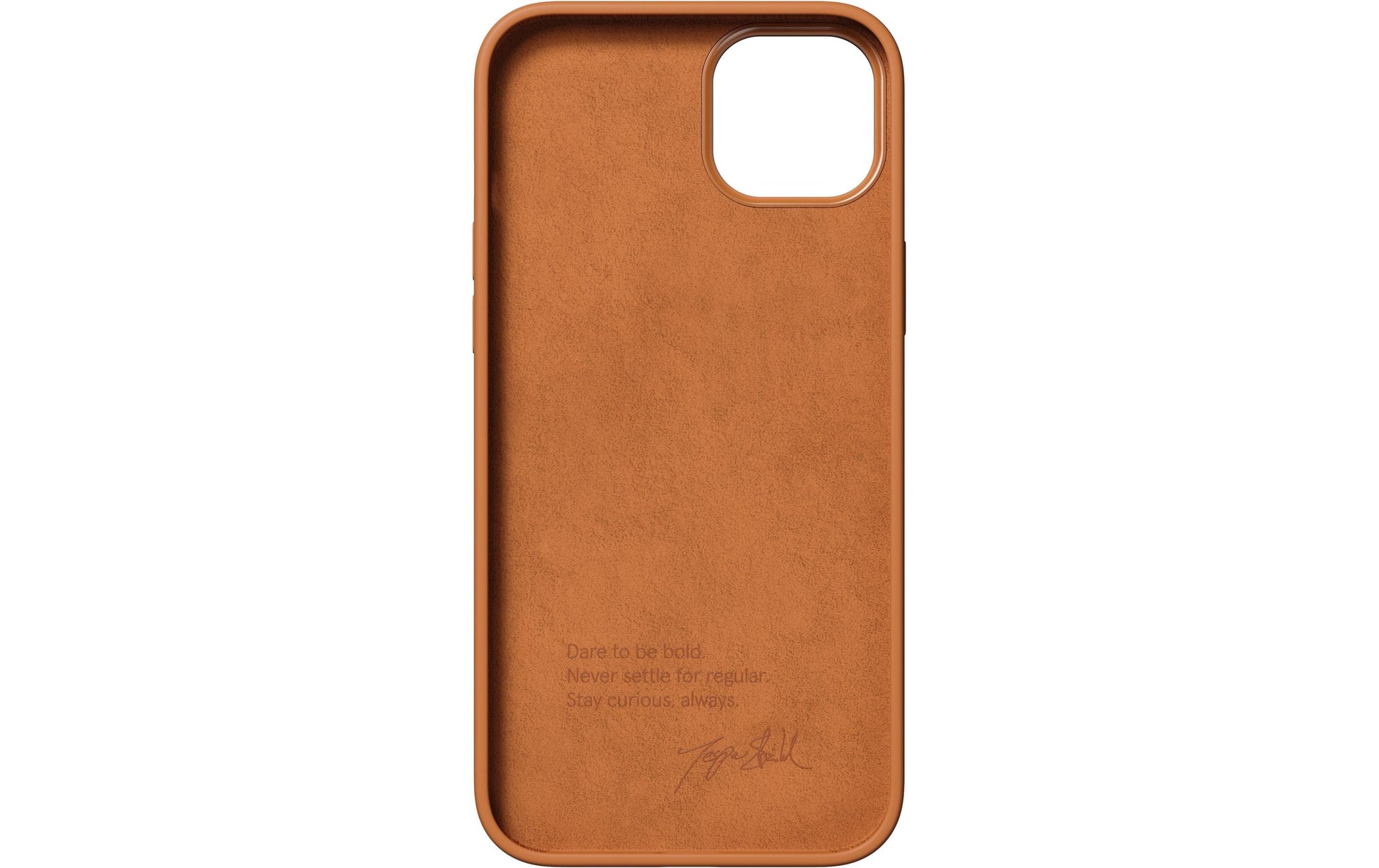 Nudient Bold – Backcover – für Apple iPhone 14 Plus, Kunststoff, Tangerine Orange