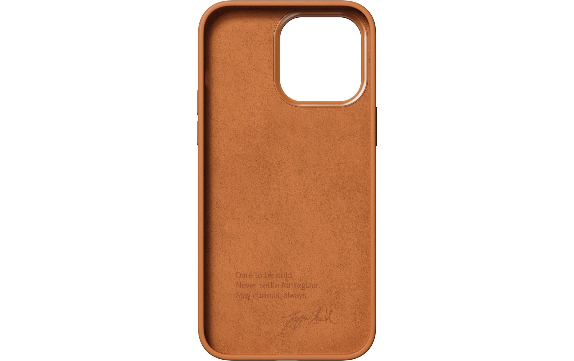 Nudient Bold – Rückcover – für Apple iPhone 14 Pro Max, Recycling-Kunststoff, Tangerine Orange