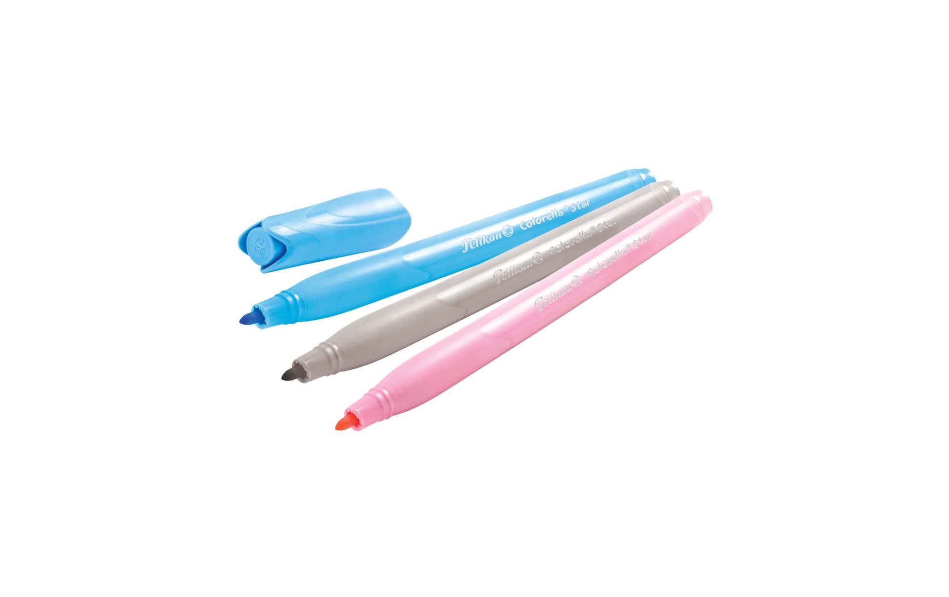 Pelikan Colorella Star Filzstifte – Rundspitze, 0,6 mm, wasserbasiert, auswaschbar, 30 Farben