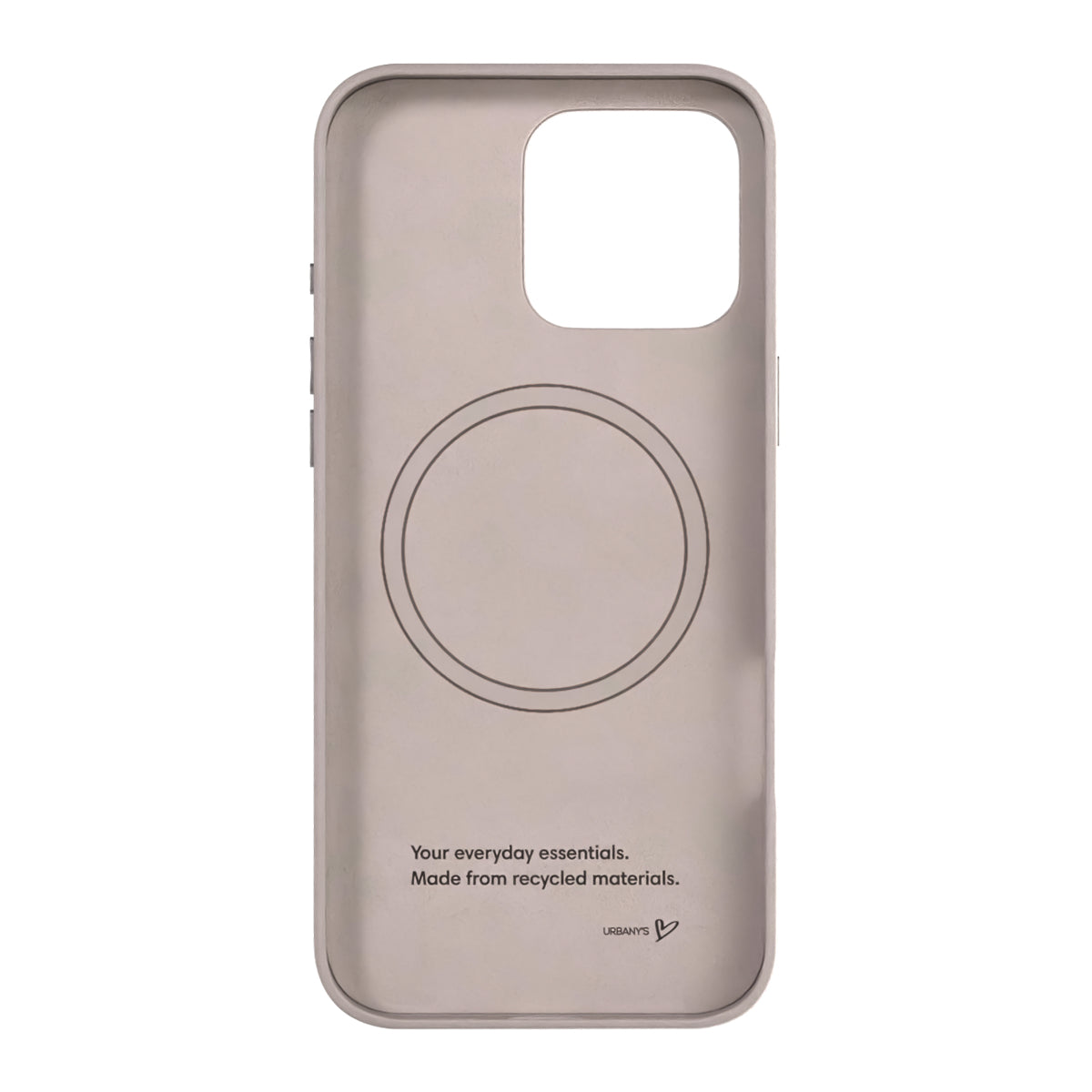 Urbany's Urbanys – Backcover – für Apple iPhone 17 – Taupe – MagSafe-kompatibel