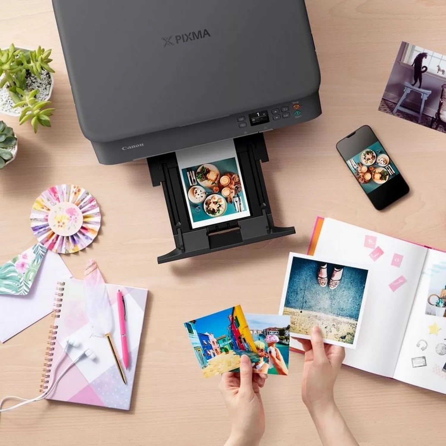 Canon Pixma TS5350i – Farbtintenstrahl-Multifunktionsdrucker, A4, 3-in-1, Duplex, ADF, WLAN, AirPrint