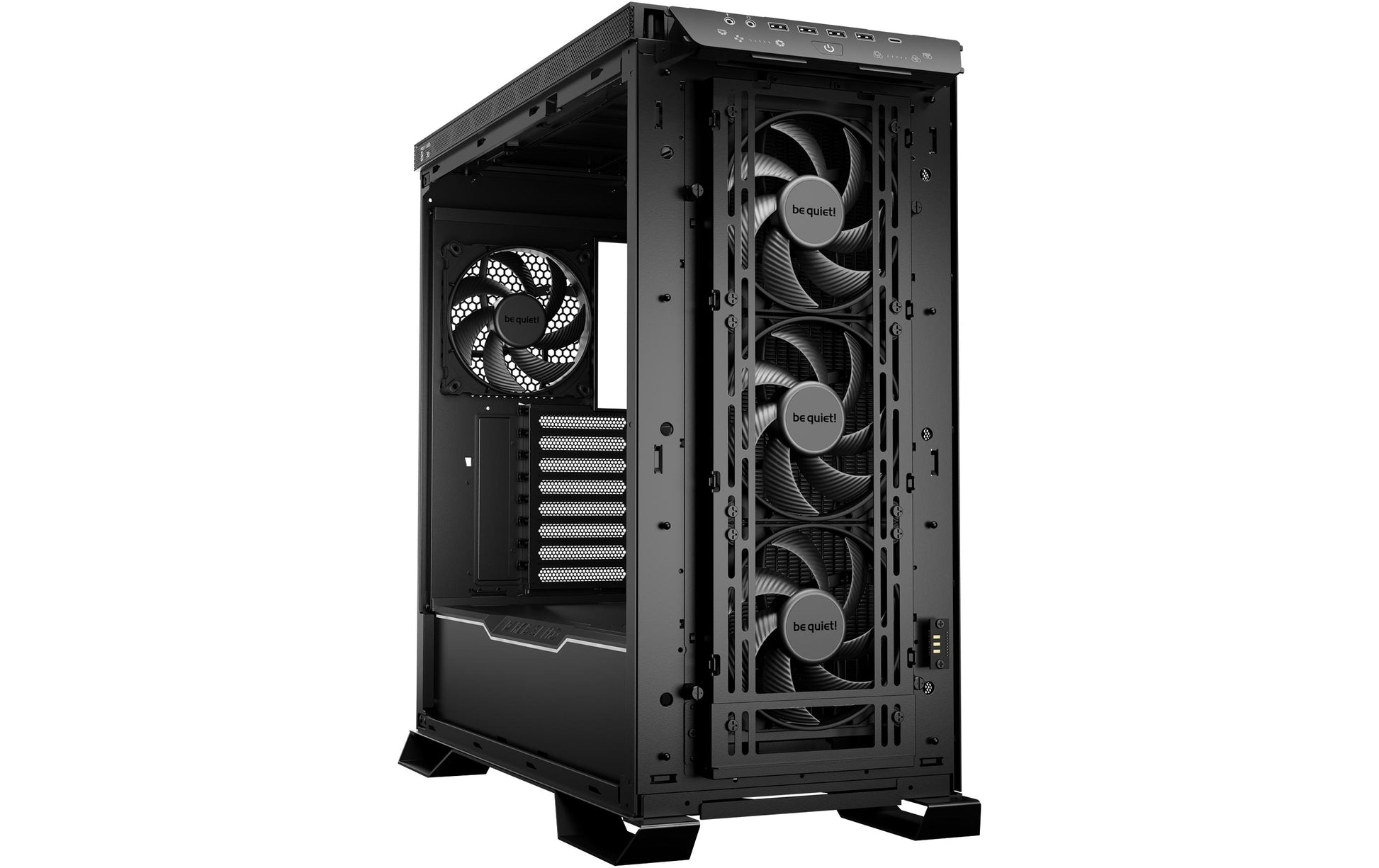 be quiet! be quiet DARK BASE PRO 901 – Full Tower – Schwarz, für ATX, EATX, micro ATX und andere, Seitenfenster