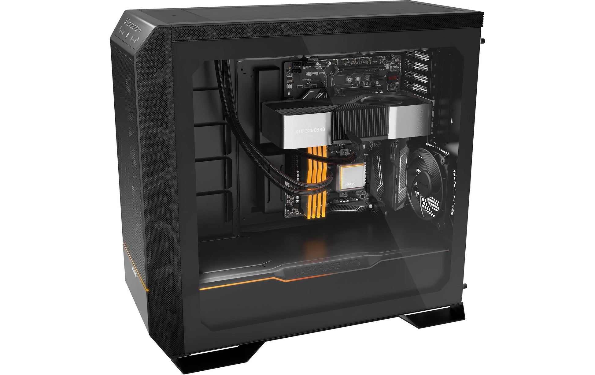 be quiet! be quiet DARK BASE PRO 901 – Full Tower – Schwarz, für ATX, EATX, micro ATX und andere, Seitenfenster