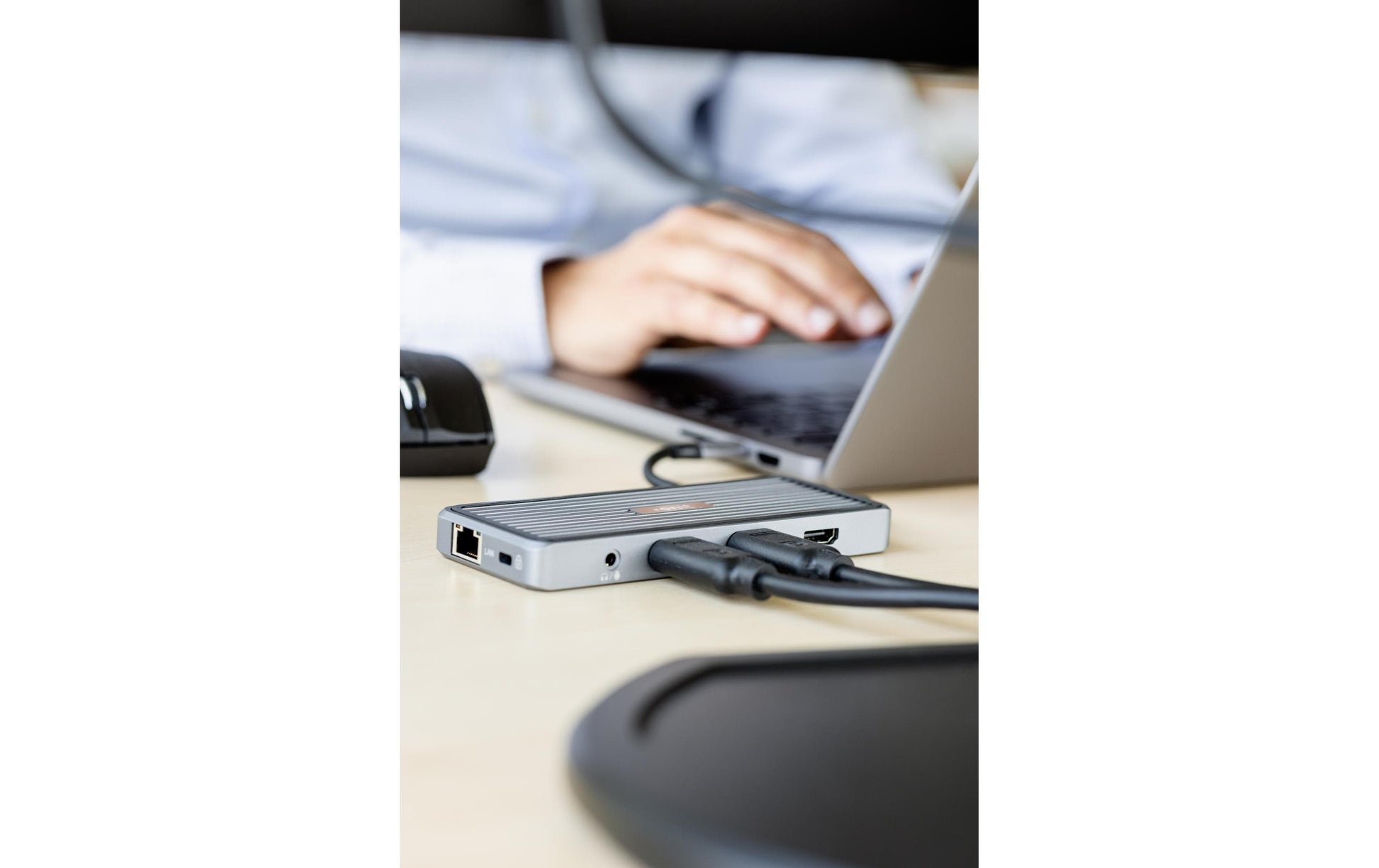 ONIT F01354 Dockingstation – USB-C, 2× DP, 1× HDMI, 4× USB-A, 3,5 mm, 100 W PD, GbE, für Windows/Mac/ChromeOS