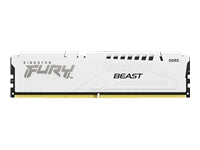 Kingston Technology Kingston FURY Beast – DDR5 16 GB 6400 MT/s CL32 Arbeitsspeicher, 1×16 GB (288-Pin DIMM), Weiss, EXPO