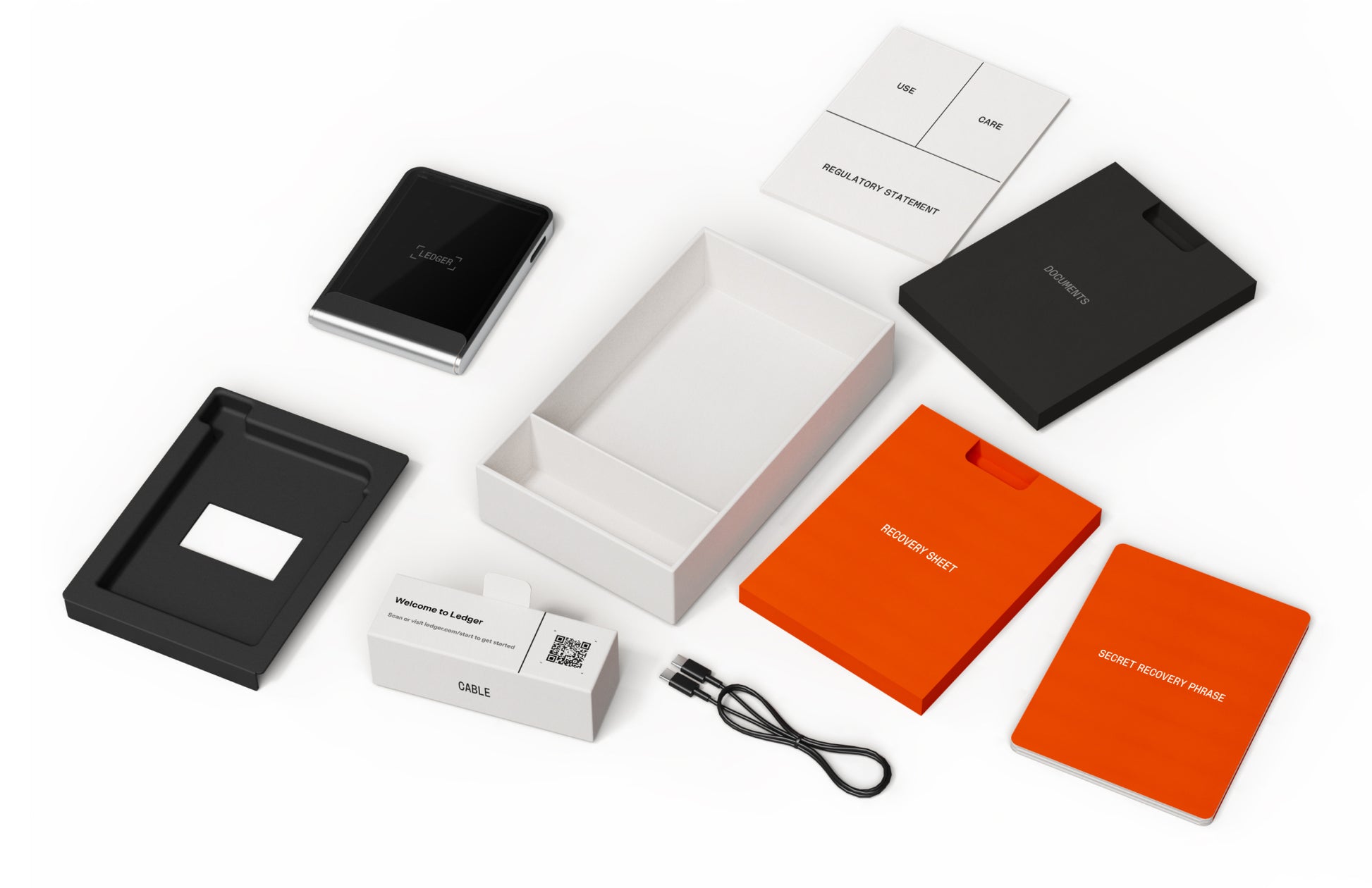 Ledger Flex – Krypto-Hardware-Wallet, Bluetooth, für iOS, Grün, mit Recovery Key