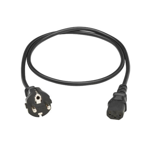 Eaton Netzkabel, IEC C13 auf Schuko, 250 V, 1 m, Schwarz