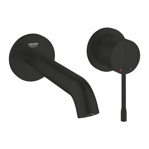 GROHE Essence Badebatterie (Unterputz) – 11 cm, Metall, Schwarz