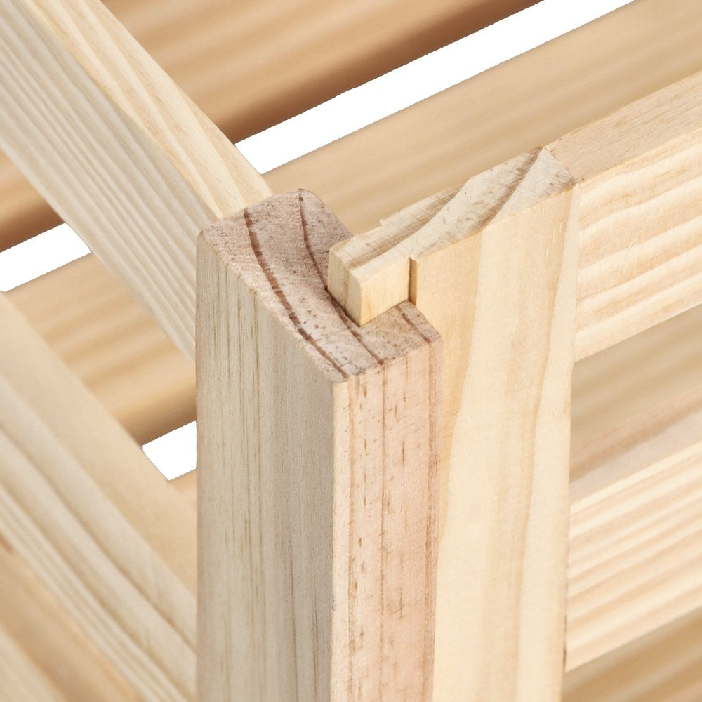 Zeller Present 13360 Aufbewahrungsbox (ohne Deckel) – Holz – Braun – mit Griff – 196 × 150 × 295 mm