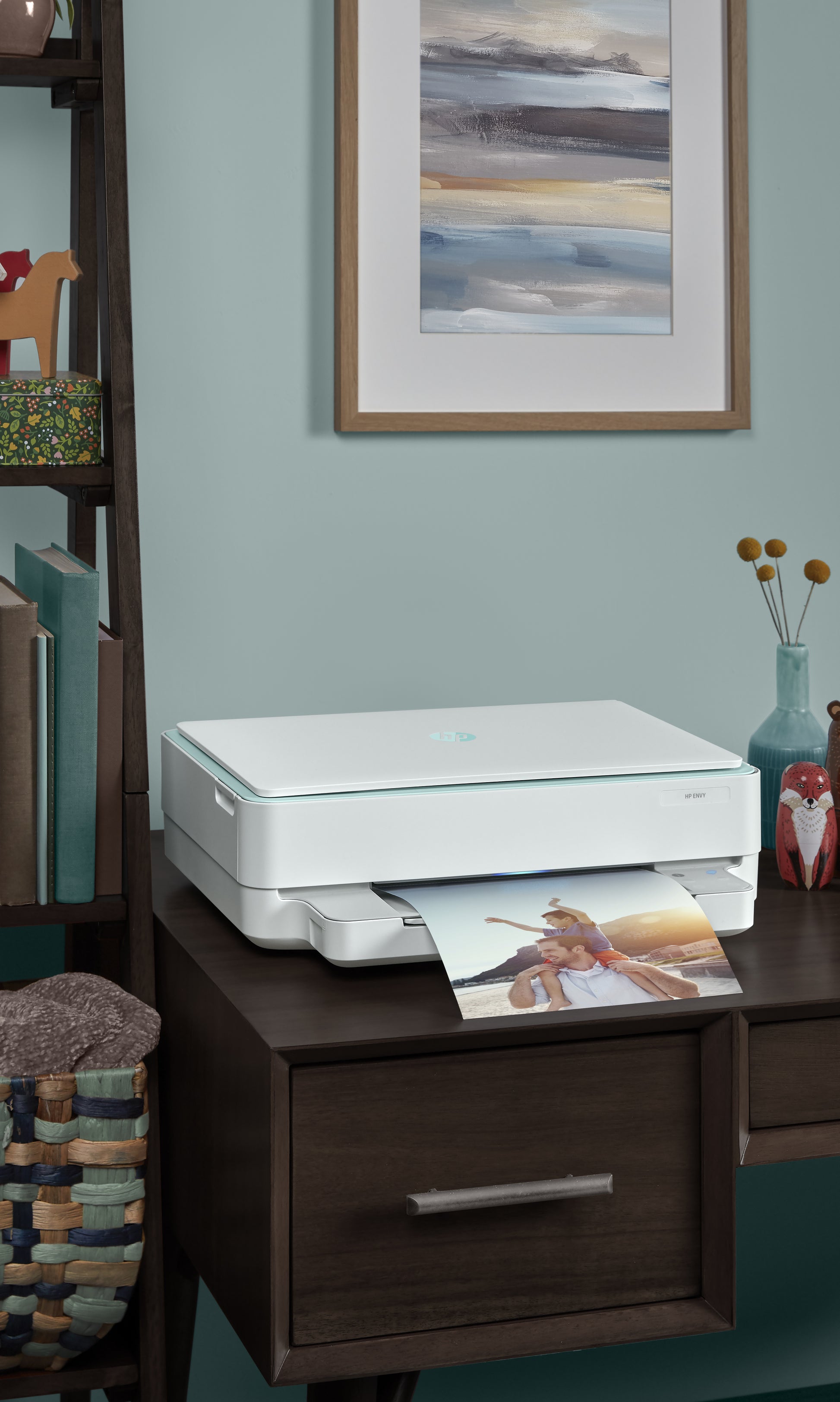 HP ENVY 6032 – Farbtintenstrahl-Multifunktionsdrucker, A4, 3-in-1, Duplex, WLAN, AirPrint, Mopria