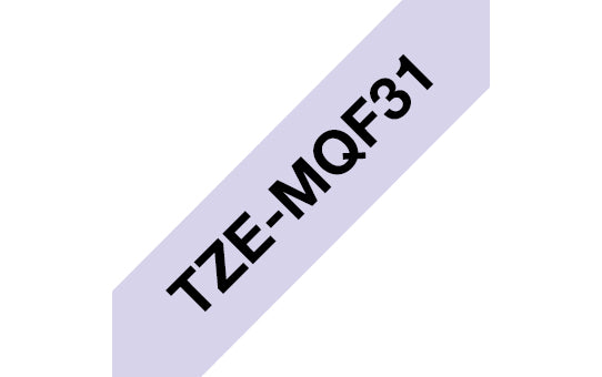 Brother Schriftband – 12 mm × 4 m, pastellviolett, schwarz
